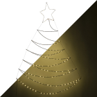 Lumineo Deurkerstboom | Lumineo (200 Micro leds, 117 x 150 cm, Binnen/Buiten) 496635 K151000684 - 1