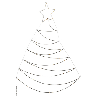 Lumineo Deurkerstboom | Lumineo (200 Micro leds, 117 x 150 cm, Binnen/Buiten) 496635 K151000684 - 2