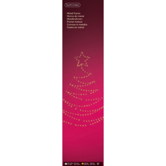 Lumineo Deurkerstboom | Lumineo (200 Micro leds, 117 x 150 cm, Binnen/Buiten) 496635 K151000684 - 7