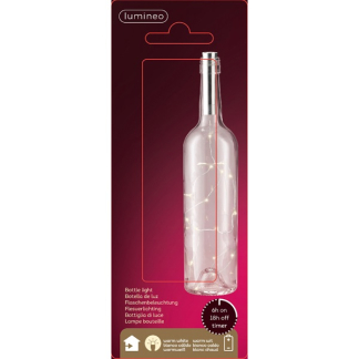 Lumineo Flesverlichting op batterijen | Lumineo (15 leds, Warm wit, Binnen) 485476 K151000093 - 4