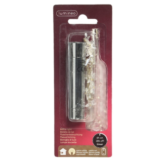 Lumineo Flesverlichting op batterijen | Lumineo (15 leds, Warm wit, Sterretjes, Binnen) 485478 K151000095 - 4