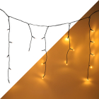 Lumineo IJspegelverlichting | 10 meter | Lumineo (119 leds, Timer, Binnen/Buiten, Extra warm wit, Zwart snoer) 494834 K151001829 - 1