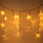 Lumineo IJspegelverlichting | 10 meter | Lumineo (119 leds, Timer, Binnen/Buiten, Extra warm wit, Zwart snoer) 494834 K151001829 - 2