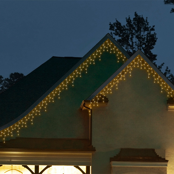 Lumineo IJspegelverlichting | 10 meter | Lumineo (119 leds, Timer, Binnen/Buiten, Warm wit, Wit snoer) 494811 K151200141 - 6