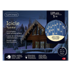 Lumineo IJspegelverlichting | 10 meter | Lumineo (119 leds, Timer, Binnen/Buiten, Warm wit, Wit snoer) 494811 K151200141 - 3
