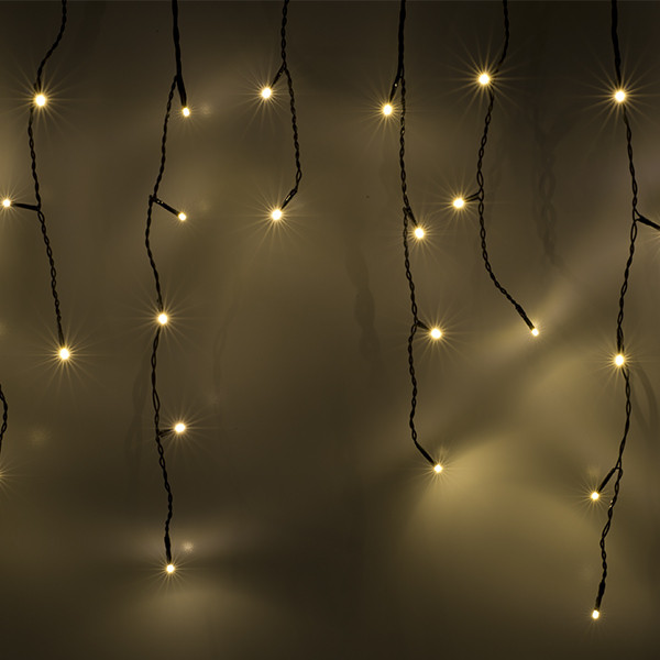Lumineo IJspegelverlichting | 10 meter | Lumineo (119 leds, Timer, Binnen/Buiten, Warm wit, Zwart snoer) 494813 K151000526 - 3