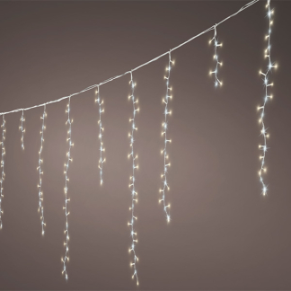 Lumineo IJspegelverlichting | 11 meter | Lumineo (708 leds, Sneeuwval, Timer, Binnen/Buiten, Koud/Warm wit, Wit snoer) 495100 K151200145 - 1