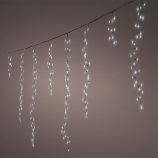 Lumineo IJspegelverlichting | 11 meter | Lumineo (708 leds, Sneeuwval, Timer, Binnen/Buiten, Koud/Warm wit, Zwart snoer) 495099 K151200144 - 2