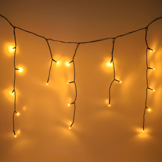 Lumineo IJspegelverlichting | 16 meter | Lumineo (259 leds, Timer, Binnen/Buiten, Extra warm wit, Zwart snoer) 494836 K151001830 - 2