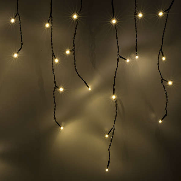 Lumineo IJspegelverlichting | 16 meter | Lumineo (259 leds, Timer, Binnen/Buiten, Warm wit, Zwart snoer) 494831 K151000524 - 3