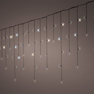 Lumineo IJspegelverlichting | 17 meter | Lumineo (1416 leds, Sneeuwval, Timer, Binnen/Buiten, Koud/Warm wit, Zwart snoer) 495102 K151200146 - 2