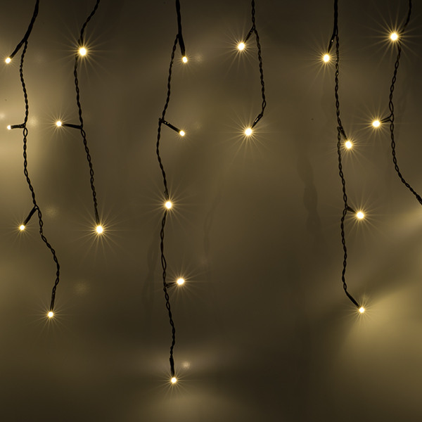 Lumineo IJspegelverlichting | 25 meter | Lumineo (490 leds, Timer, Binnen/Buiten, Warm wit, Zwart snoer) 494806 K151000525 - 3