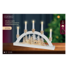 Lumineo Kaarsenbrug | Lumineo | 38 x 24 cm (5 leds, Herten, Hout, Wit) 485031 K151001775 - 2