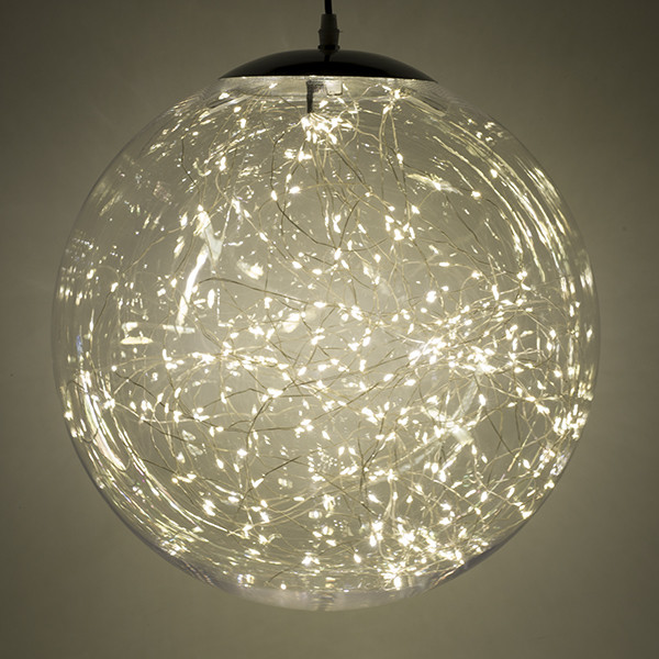 Lumineo Kerst lichtbol | Lumineo | Ø 40 cm (300 Micro leds, Zilver, Binnen/Buiten) 496671 K151000139 - 3
