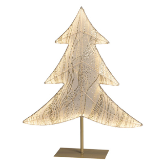 Lumineo Kerstboom op voet | Lumineo | 13 x 54 x 65 cm (260 leds, Warm wit, Binnen, Timer, Stof) 481479 K151001771 - 1