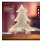 Lumineo Kerstboom op voet | Lumineo | 13 x 54 x 65 cm (260 leds, Warm wit, Binnen, Timer, Stof) 481479 K151001771 - 2