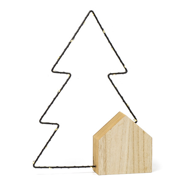Lumineo Kerstboom op voet | Lumineo | 23 x 30 cm (22 leds, 5-punts, Binnen) 487112 K150304014 - 2