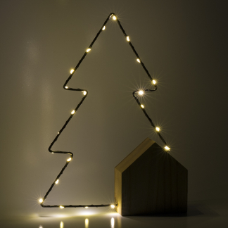 Lumineo Kerstboom op voet | Lumineo | 23 x 30 cm (22 leds, 5-punts, Binnen) 487112 K150304014 - 3