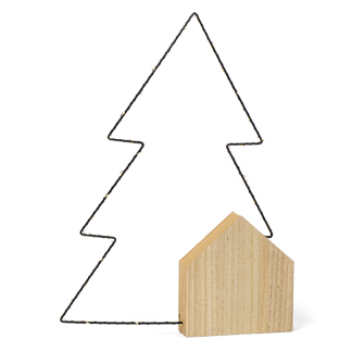 Lumineo Kerstboom op voet | Lumineo | 35 x 47 cm (34 leds, 5-punts, Binnen) 487113 K150304015 - 2