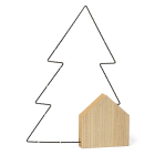 Lumineo Kerstboom op voet | Lumineo | 35 x 47 cm (34 leds, 5-punts, Binnen) 487113 K150304015 - 2
