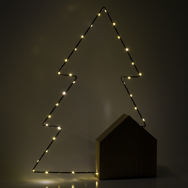 Lumineo Kerstboom op voet | Lumineo | 35 x 47 cm (34 leds, 5-punts, Binnen) 487113 K150304015 - 3