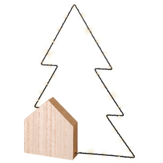 Lumineo Kerstboom op voet | Lumineo | 35 x 47 cm (34 leds, 5-punts, Binnen) 487113 K150304015 - 6