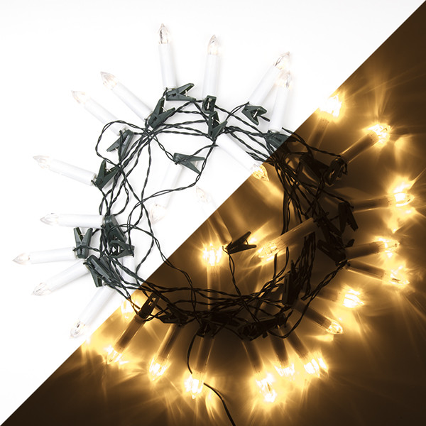 Lumineo Kerstboomverlichting kaars | 10.25 meter | Lumineo (30 leds, Binnen) 483298 K151200079 - 1