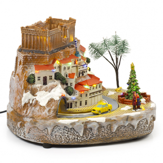 Lumineo Kerstdorp | Athene | Lumineo (29 Micro leds, Bewegend, Muziek) 488027 K150303412 - 1