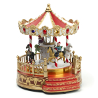 Lumineo Kerstdorp | Carrousel (13 LEDs, Beweging, Muziek) 485151 K150303423