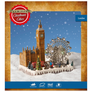 Lumineo Kerstdorp | Londen | Lumineo (31 leds. Bewegend, Muziek) 488068 K150303416 - 3