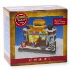 Lumineo Kerstdorp | Lumineo | Eethuisje  (Hamburgertent, 11 leds, Kunststof, Licht, Binnen) 487888 K150303383 - 2
