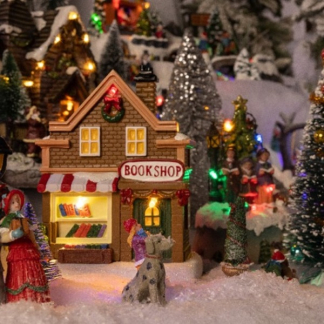 Lumineo Kerstdorp | Lumineo | Huisjes (11 leds, Polyetheen, Licht, Binnen) 485524 K150303380 - 3