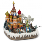 Kerstdorp | Moskou | Lumineo (29 LEDs. Bewegend, Muziek)
