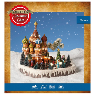 Lumineo Kerstdorp | Moskou | Lumineo (29 LEDs. Bewegend, Muziek) 488070 K150303417 - 