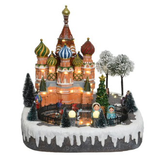 Lumineo Kerstdorp | Moskou | Lumineo (29 leds. Bewegend, Muziek) 488070 K150303417 - 2