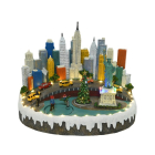 Lumineo Kerstdorp | New York | Lumineo (32 leds. Bewegend, Muziek) 488031 K150303414 - 2