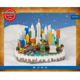 Lumineo Kerstdorp | New York | Lumineo (32 leds. Bewegend, Muziek) 488031 K150303414 - 3
