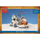 Lumineo Kerstdorp | Noors dorpje | Lumineo (22 leds, Bewegend, Muziek) 485461 K150303425 - 4