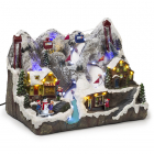 Lumineo Kerstdorp | Skigebied | Lumineo (33 Micro LEDs, Bewegend, Muziek) 485626 K150303404 - 1