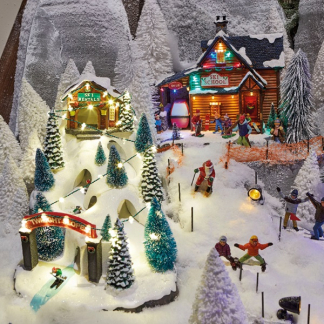 Lumineo Kerstdorp | Skigebied | Lumineo (39 leds, Bewegend) 485648 K151000198 - 3