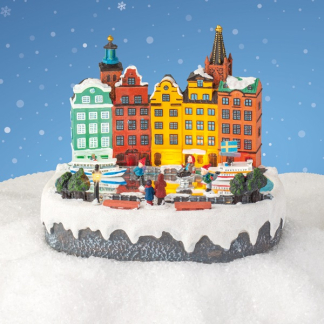 Lumineo Kerstdorp | Stockholm | Lumineo (14 leds. Bewegend, Muziek) 488043 K150303415 - 3
