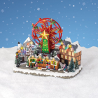 Lumineo Kerstdorp | Straatsburg | Lumineo (37 Micro leds, Bewegend, Muziek) 485390 K150303407 - 3