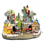 Lumineo Kerstdorp | Winterdorp met trein | Lumineo (30 LEDs, Bewegend, Muziek) 488150 K151000200 Lumineo Kerstdorp | Winterdorp met trein | Lumineo (30 LEDs, Bewegend, Muziek) 488150 K151000200
