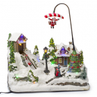 Lumineo Kerstdorp - Winterdorp met parachute - Lumineo (17 LEDs, Bewegend, Binnen) 481339 K151000205 Lumineo Kerstdorp - Winterdorp met parachute - Lumineo (17 LEDs, Bewegend, Binnen) 481339 K151000205
