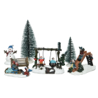 Lumineo Kerstdorp accessoire | Lumineo | 7-delig (Speeltuin) 488169 K150303418 - 2