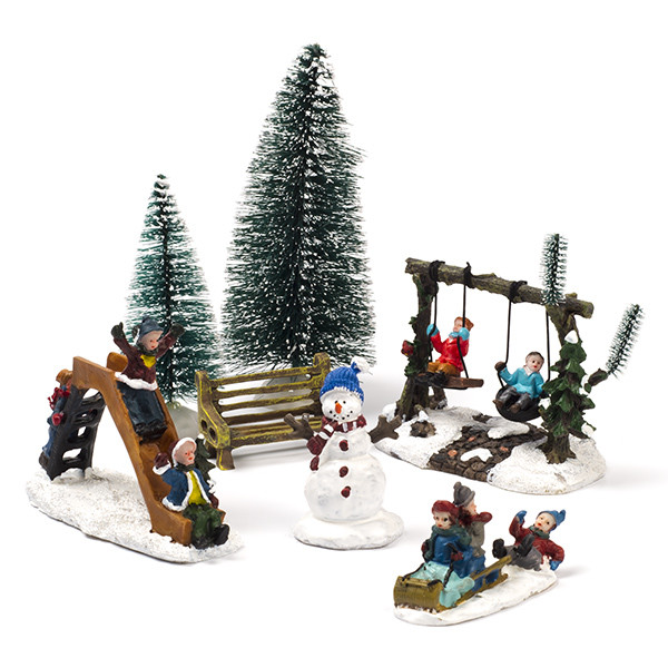 Lumineo Kerstdorp accessoire | Lumineo (Set van 7, Speeltuin) 488169 K150303418 - 1