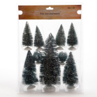 Lumineo Kerstdorp accessoires | Lumineo (9 stuks, Boompjes, Besneeuwd) 488353 K150303419 - 3