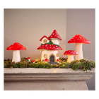 Lumineo Kerstfiguur paddenstoel | Lumineo | 21 x 21 x 27.5 cm (Led, Batterijen, Binnen) 480919 K151001757 - 2