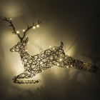 Lumineo Kerstfiguur rendier | 81 x 61 cm (36 leds, Wicker, Éénzijdig) 493558 K151000685 - 3