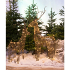 Lumineo Kerstfiguur rendier | Lumineo | 69 cm (48 leds, Wicker, Bruin, Binnen/Buiten) 491902 K151000109 - 3